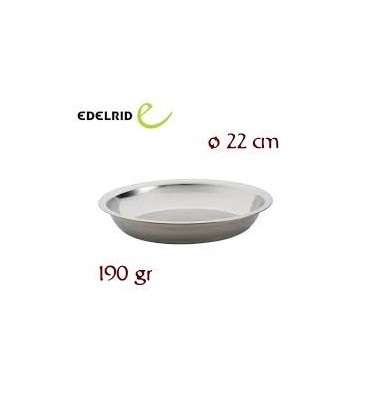 STAINLESS STEEL PLATE 22 x 3 cm d' EDELRID