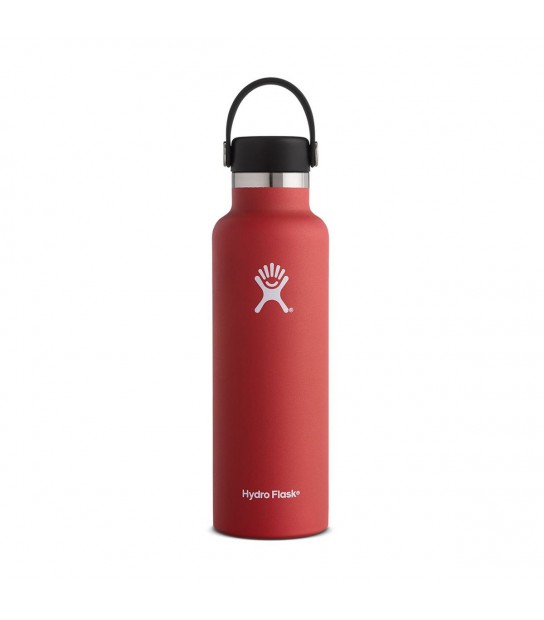 Hydro Flask Wide Mouth Water Bottle, Flex Cap 32 oz, Lava